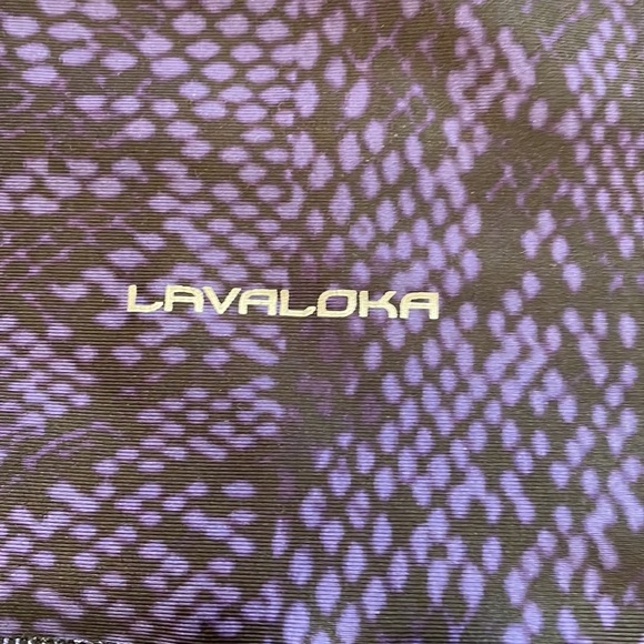 Lavaloka High Waisted Leggings. Size Medium. Cell Phone Pockets. NWT!! - Picture 3 of 9